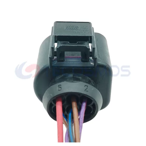Wire Harness Plug of Automobile Waterproof Connector 6 Pin Female 4H0973713 - image 3